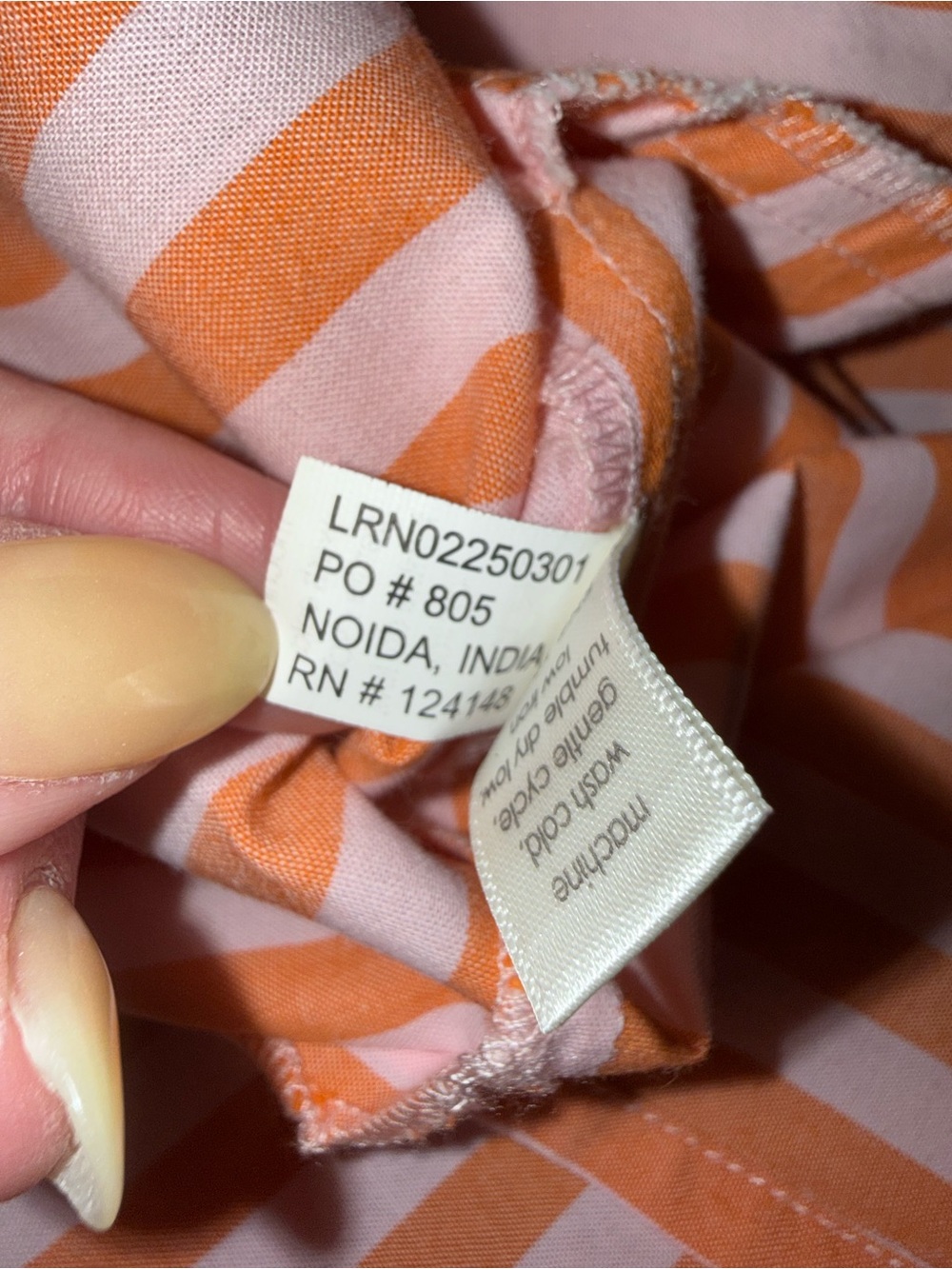 Pink Chicken Womens Cooper Coverup - Orange Pink Stripe - Picture 6 of 9
